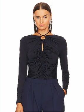 Veronica Beard Revolve Key hole Top